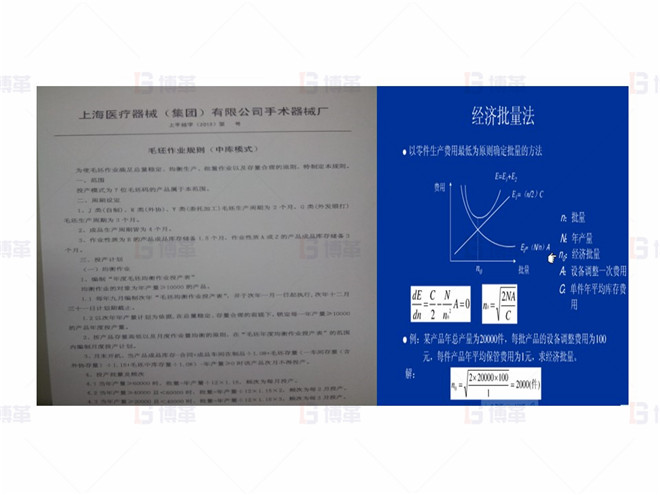 上海某醫(yī)療器械廠存貨周轉率提升案例 經(jīng)濟批量的設置